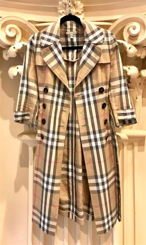 burberry plaid coat|burberry signature plaid women's coat.